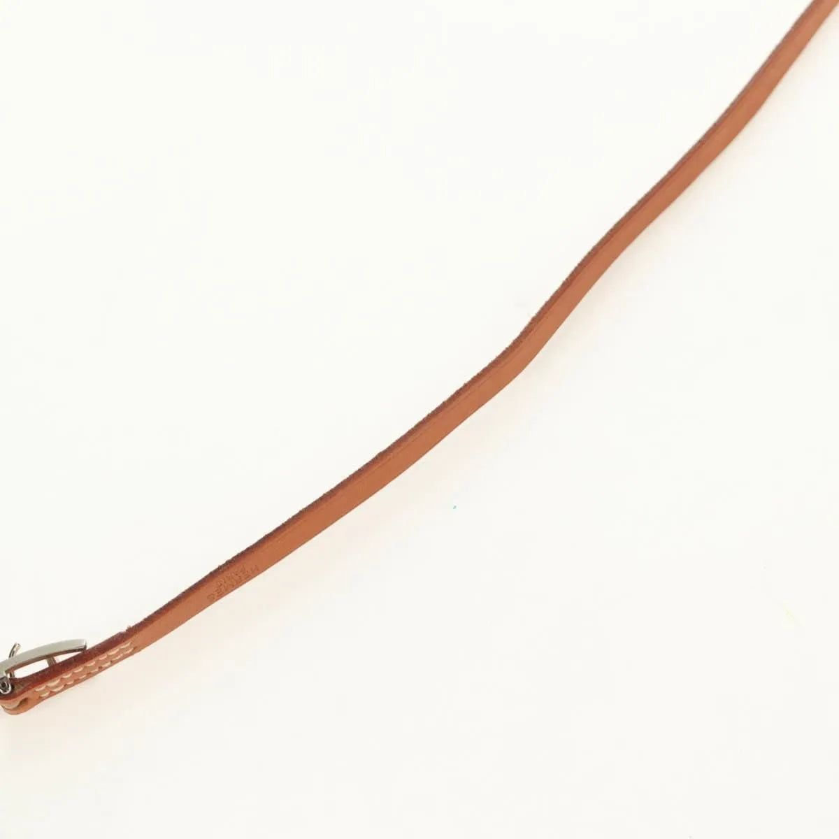 Hermes Hapi 3 Leather with Metal, Brown, Leather, Bracelet