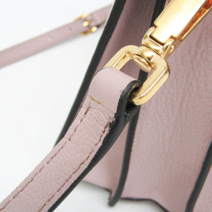 Miu Miu Madras Convertible Compartment Top Handle Leather, Pink, Leather, Handbag