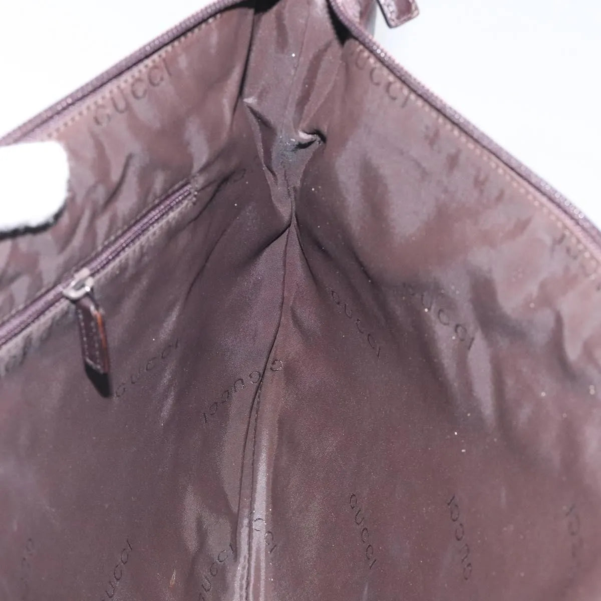 Gucci Vintage Leather, Brown, Leather, Shoulder Bag