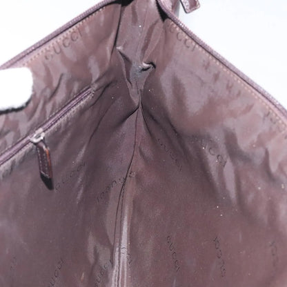 Gucci Vintage Leather, Brown, Leather, Shoulder Bag