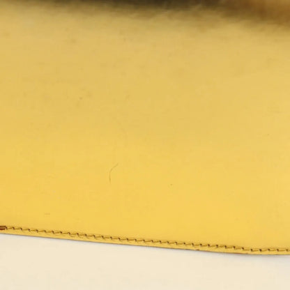 Celine Flap Shoulder Leather, Gold, Leather, Shoulder Bag