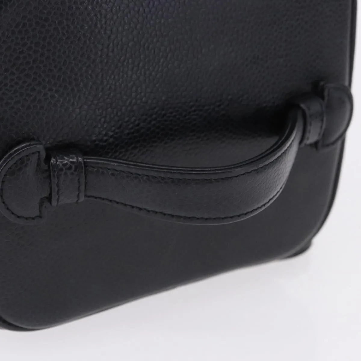 Chanel Vintage Timeless Vanity Case Caviar, Black, Calfskin, Handbag