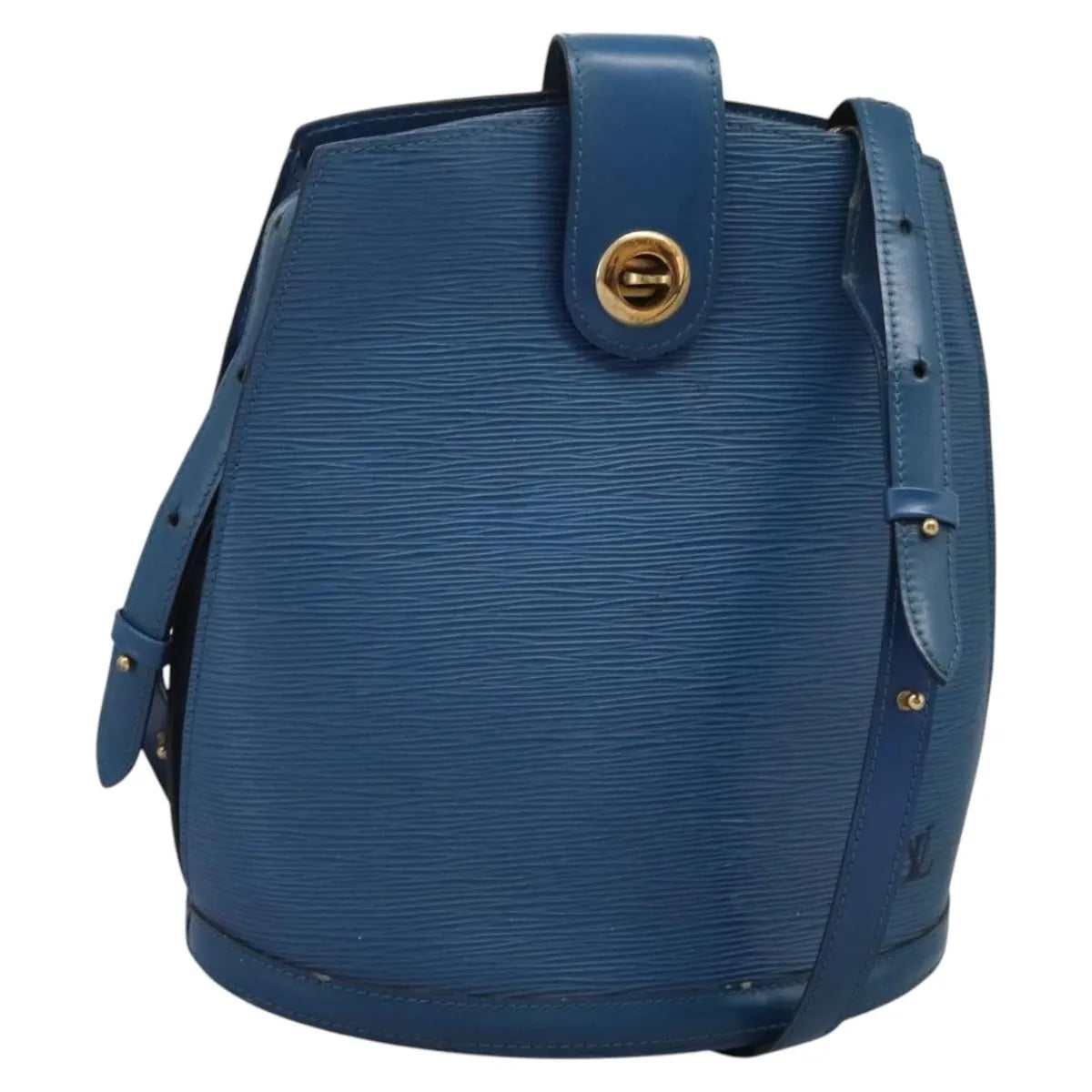 Louis Vuitton Cluny Epi Leather, Blue, Leather, Shoulder Bag