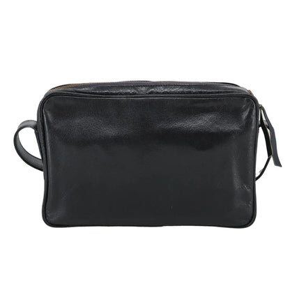 Celine Vintage Leather, Black, Leather, Shoulder Bag