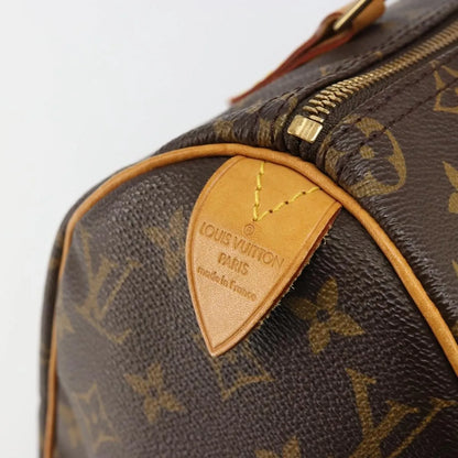 Louis Vuitton Speedy Monogram Canvas, Neutral, Canvas, Handbag