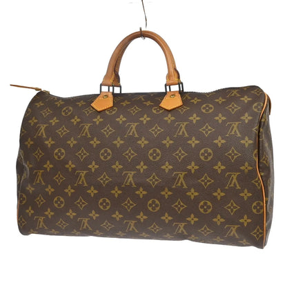 Louis Vuitton Speedy Monogram Canvas, Brown, Canvas, Handbag