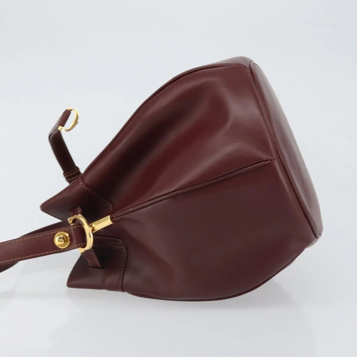 cartier Must de cartier Leather, Burgundy, Leather, Shoulder Bag