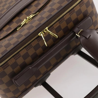 Louis Vuitton Pegase Business Luggage Damier, Black, Canvas, Travel Bag