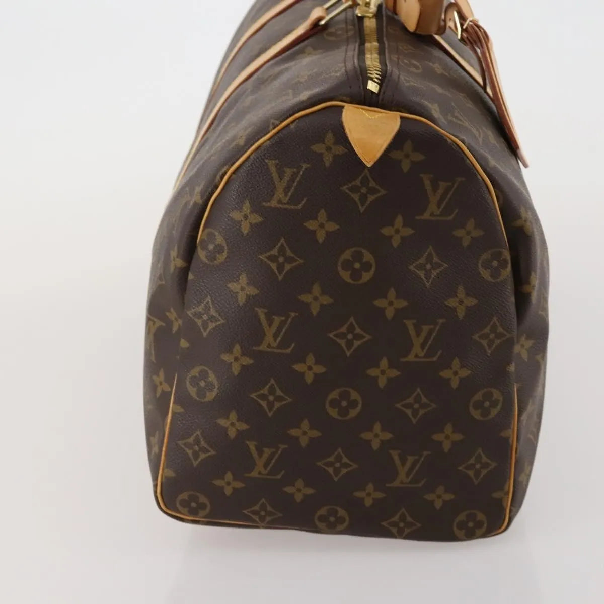 Louis Vuitton Keepall Monogram Canvas, Brown, Canvas, Travel Bag