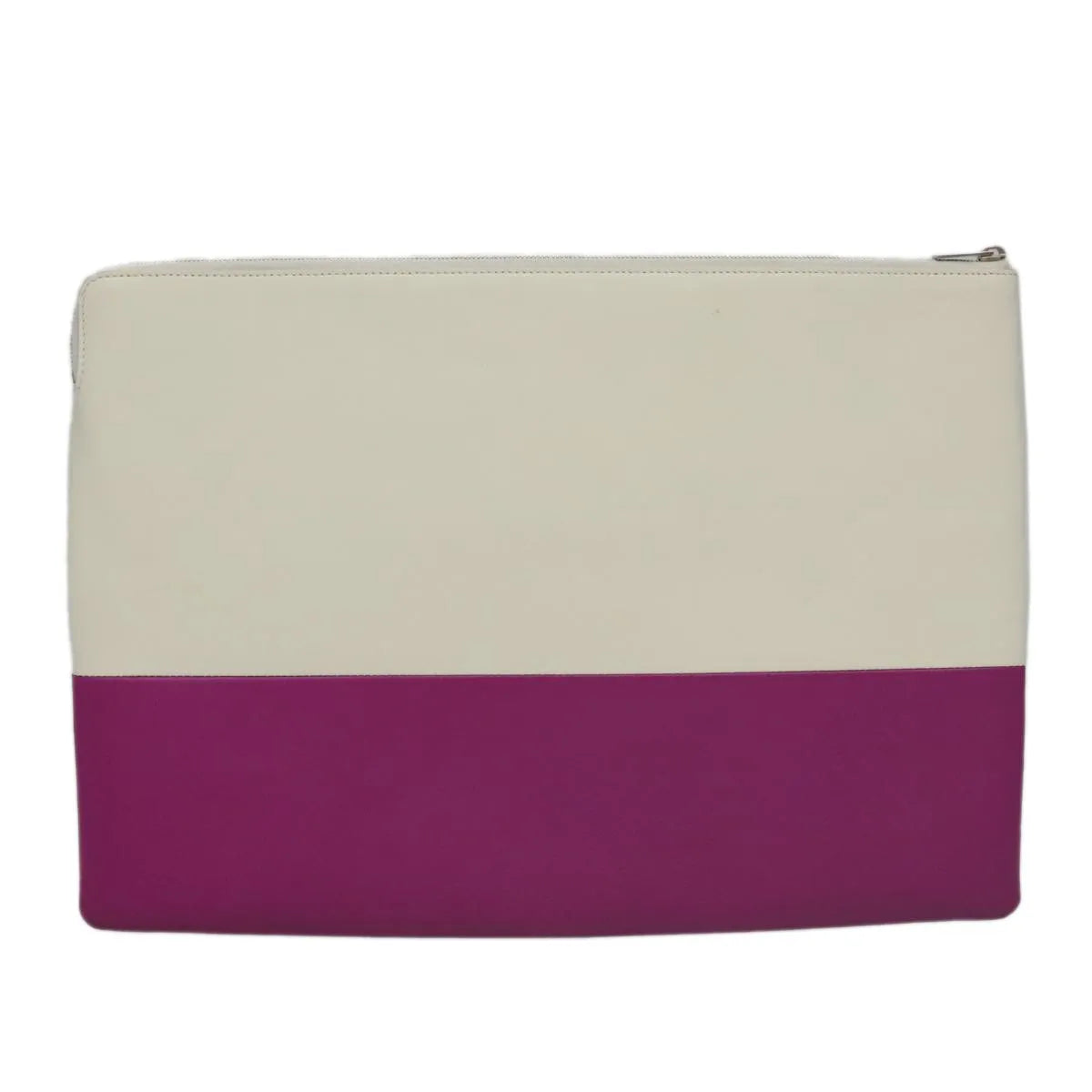 Celine Bicolor Solo Clutch Leather, Multicolour, Leather, Clutch