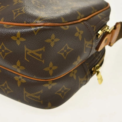 Louis Vuitton Reporter Monogram, Brown, Canvas, Shoulder Bag