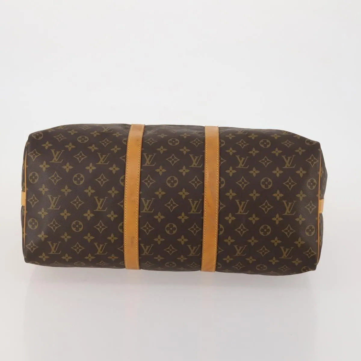 Louis Vuitton Keepall Bandouliere Monogram Canvas, Brown, Canvas, Travel Bag