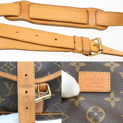 Louis Vuitton Saumur Monogram Canvas, Brown, Canvas, Shoulder Bag