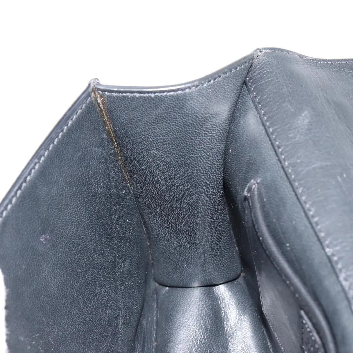Versace Medusa Flap Chain Leather, Black, Leather, Shoulder Bag