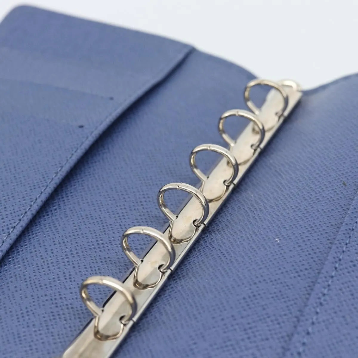 Louis Vuitton Agenda Cover Epi, Blue, Leather, Clutch