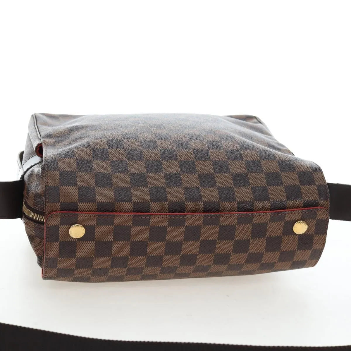 Louis Vuitton Naviglio Damier, Brown, Canvas, Shoulder Bag