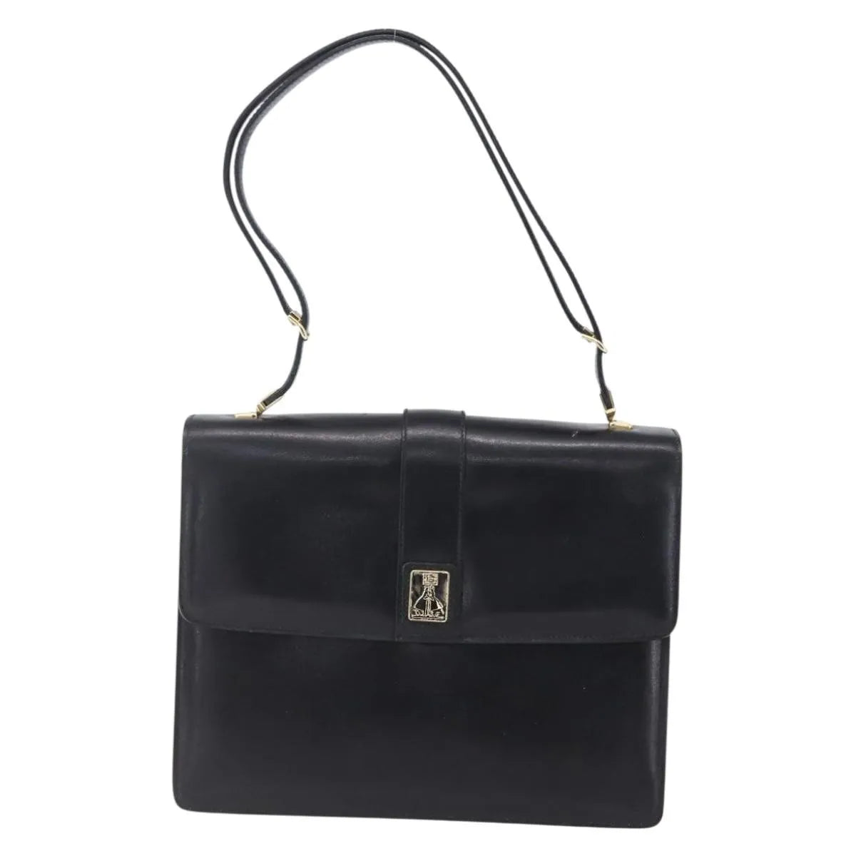 Burberry Nova Check Shoulder Bag Leather, Black, Leather, Shoulder Bag