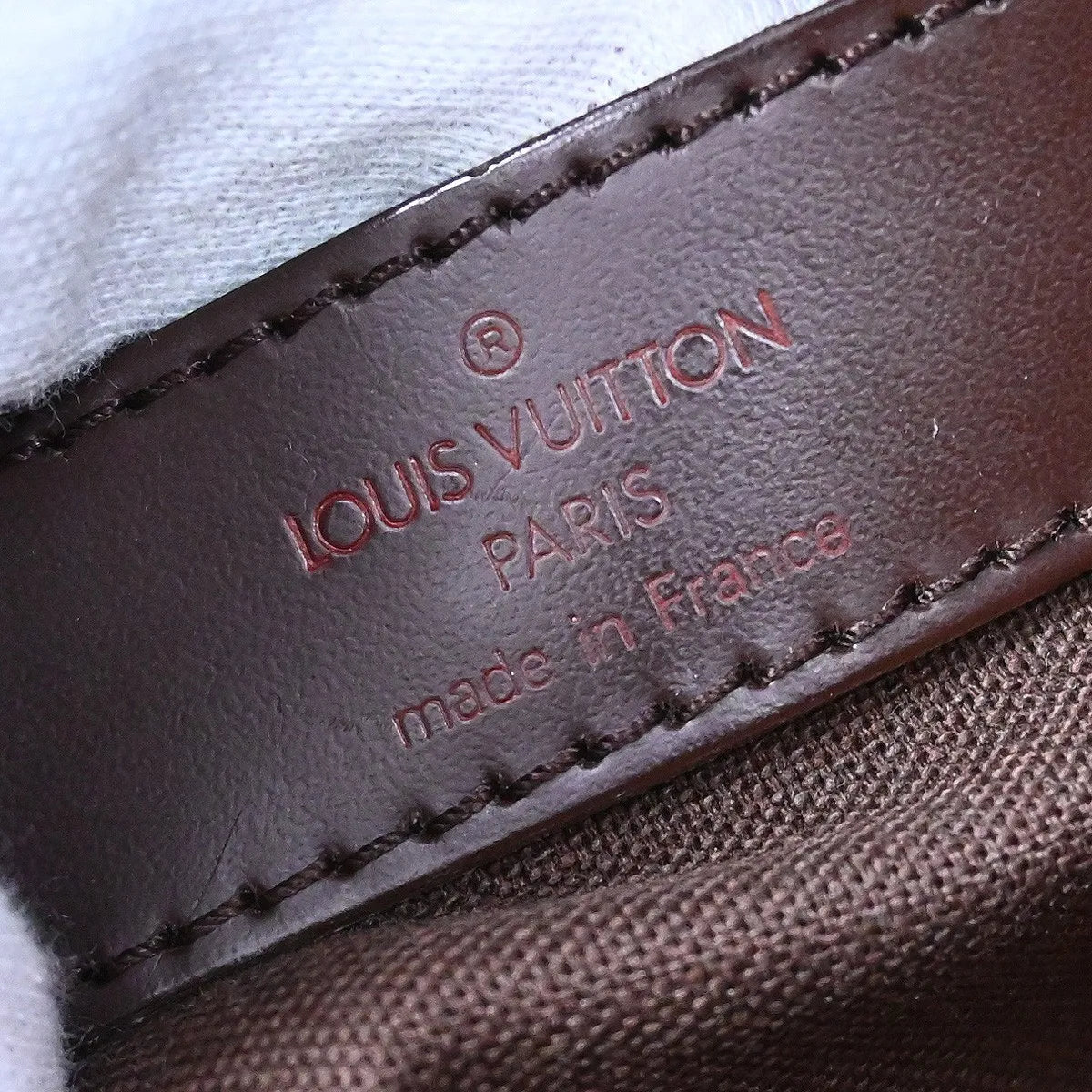 Louis Vuitton Naviglio Damier, Brown, Canvas, Shoulder Bag