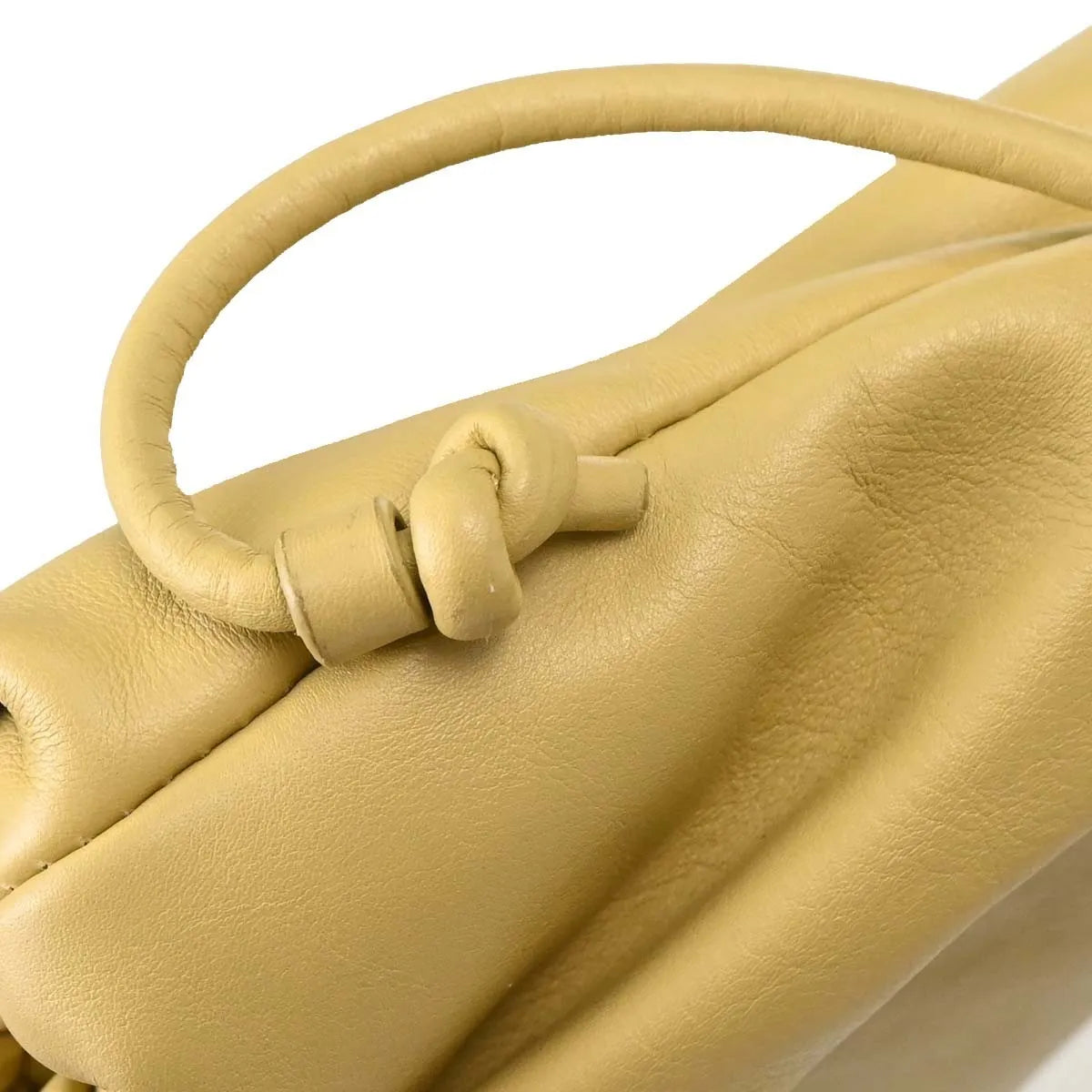 Bottega Veneta The Fringe Leather, Beige, Leather, Clutch