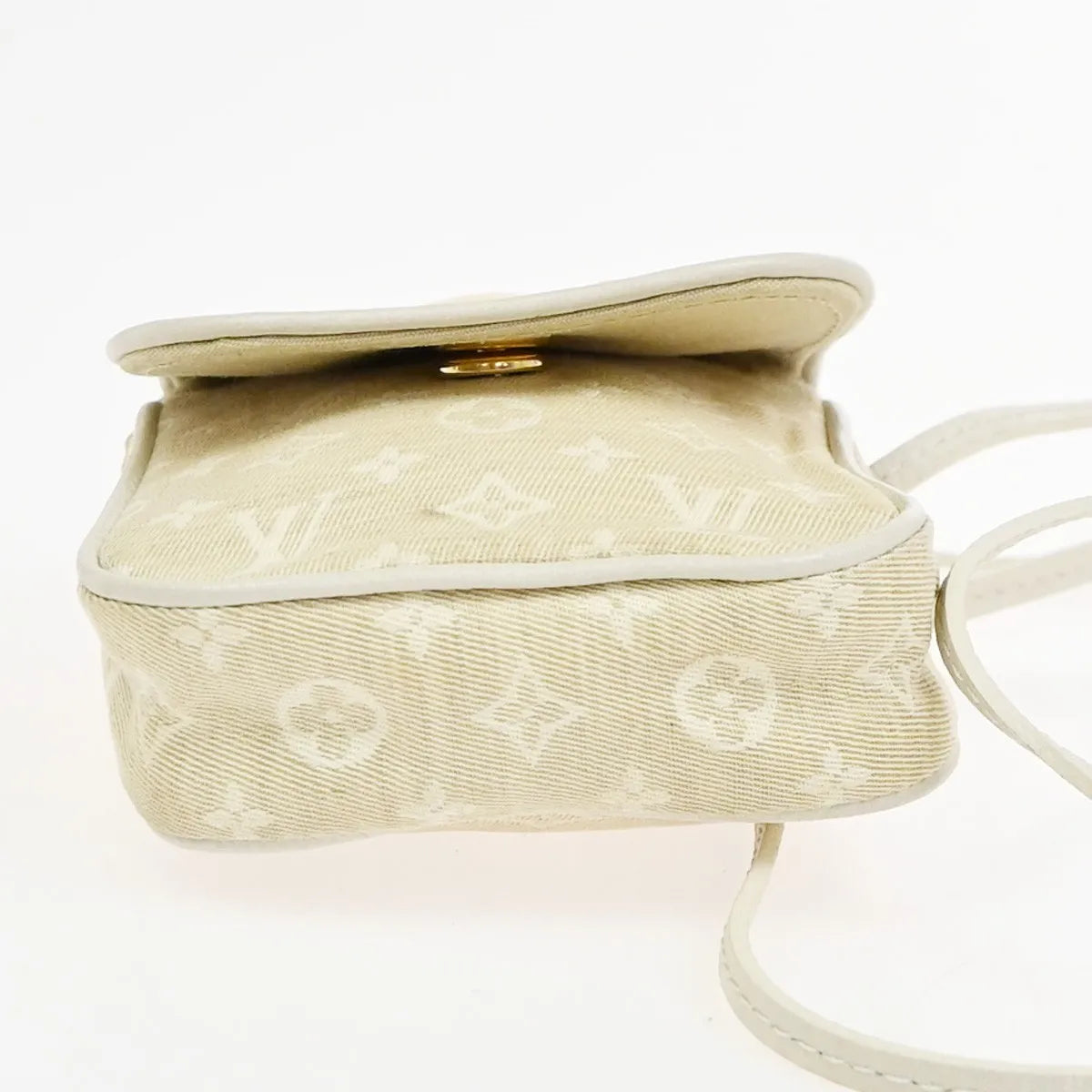 Louis Vuitton Cancun Pochette Monogram Mini Canvas, Beige, Canvas, Clutch