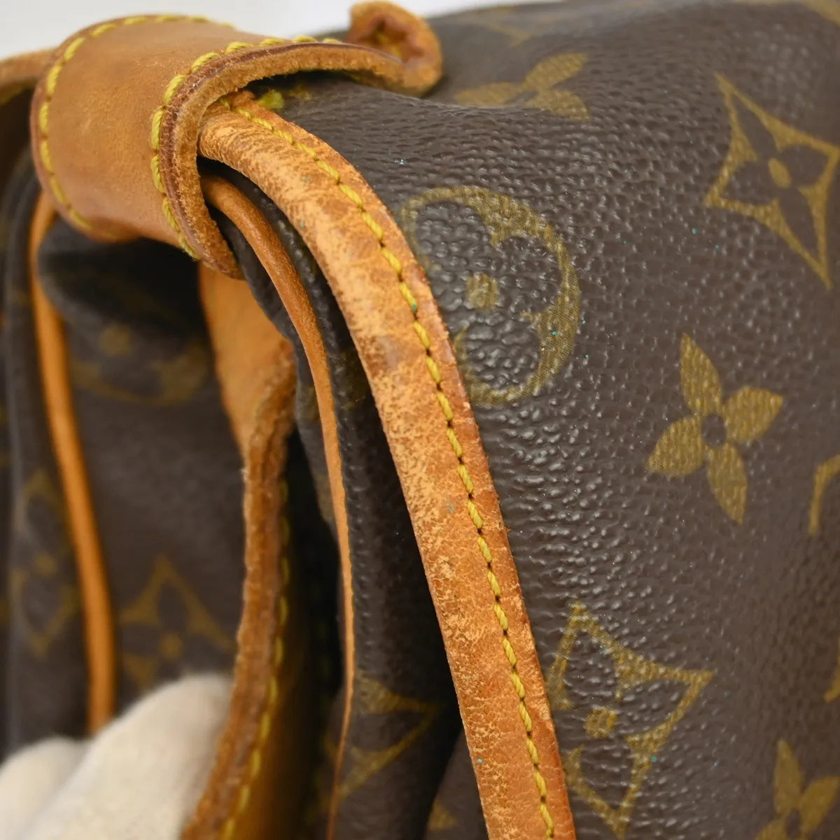 Louis Vuitton Saumur Monogram Canvas, Brown, Canvas, Shoulder Bag