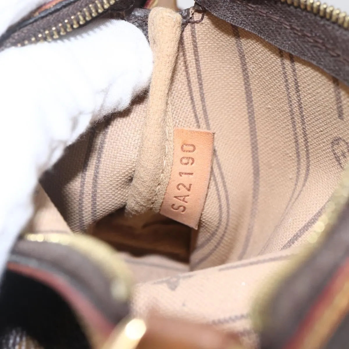 Louis Vuitton Delightful Pochette Monogram Canvas, Brown, Canvas, Clutch