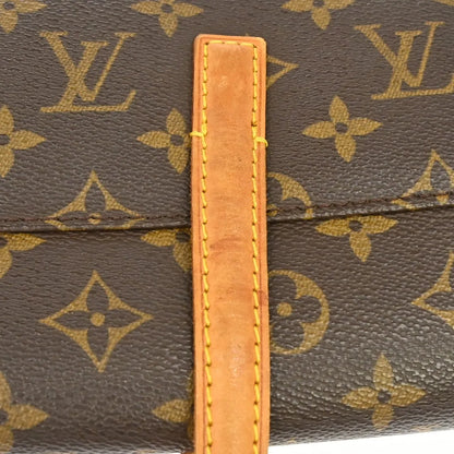 Louis Vuitton Sonatine Monogram Canvas, Brown, Canvas, Handbag