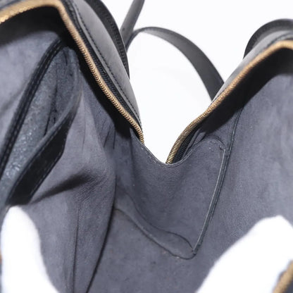 Louis Vuitton Mabillon Epi Leather, Black, Leather, Backpack
