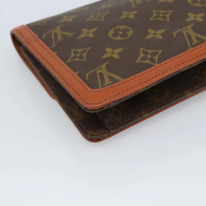 Louis Vuitton Dame Pochette Monogram Canvas, Brown, Canvas, Clutch
