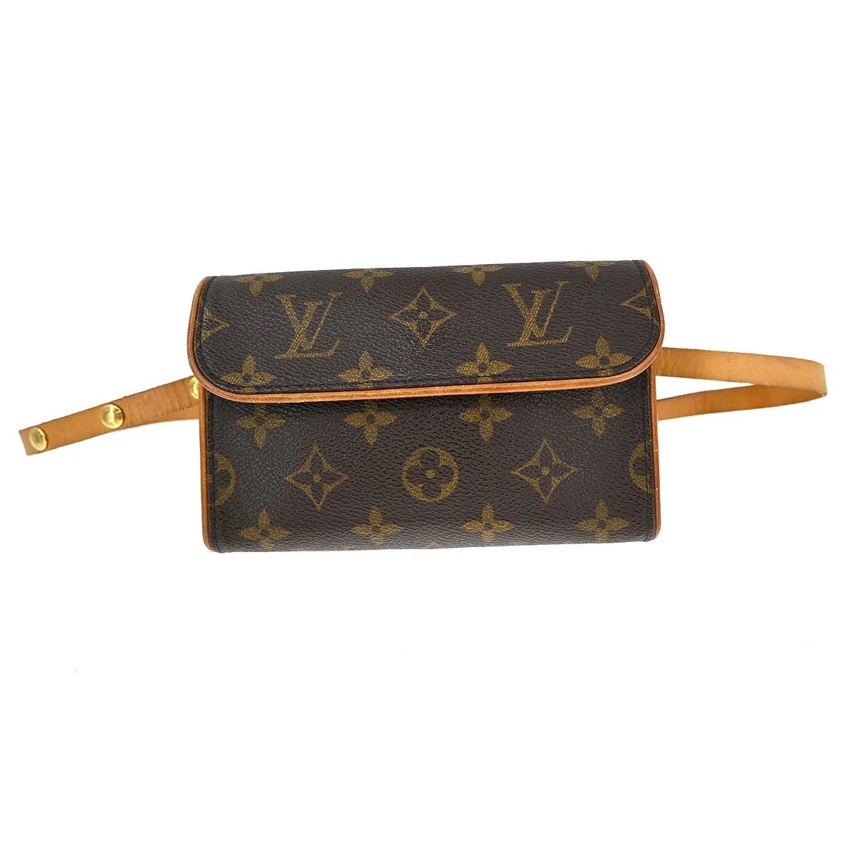 Louis Vuitton Florentine Waist Monogram Canvas, Brown, Canvas, Clutch