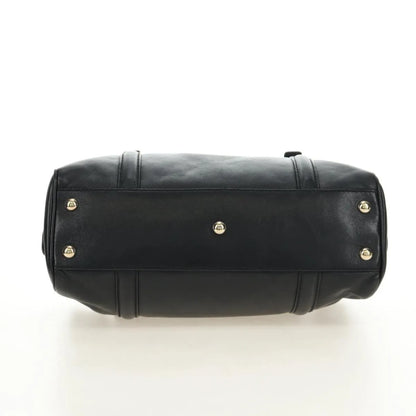 Gucci Britt Boston Duffle Leather, Black, Leather, Handbag