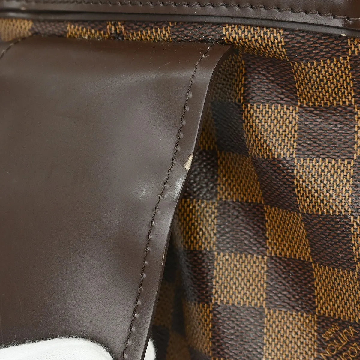 Louis Vuitton Sistina Damier, Brown, Canvas, Handbag
