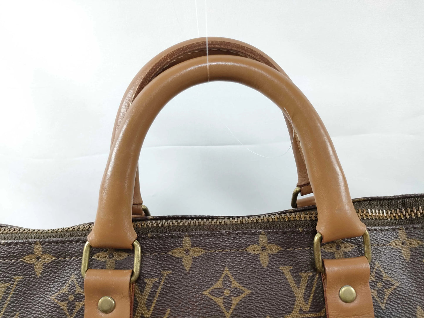 Louis Vuitton Keepall Bandouliere Monogram Canvas, Brown, Canvas, Travel Bag