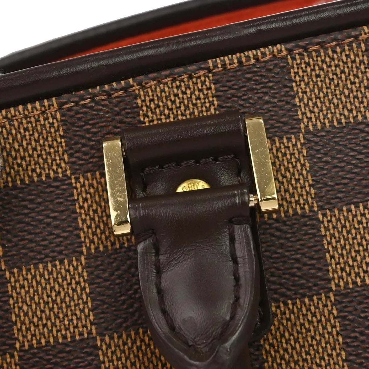 Louis Vuitton Manosque Damier, Brown, Canvas, Tote Bag