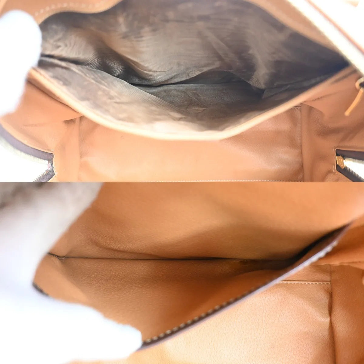 Celine Macadam Macadam with leather, Brown, PVC, Handbag