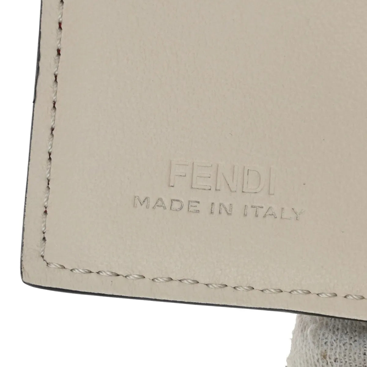 Fendi Peekaboo Leather, Red, Leather, Wallet