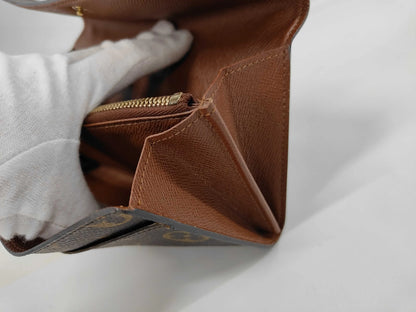 Louis Vuitton Porte Tresor International Monogram Canvas, Brown, Canvas, Wallet
