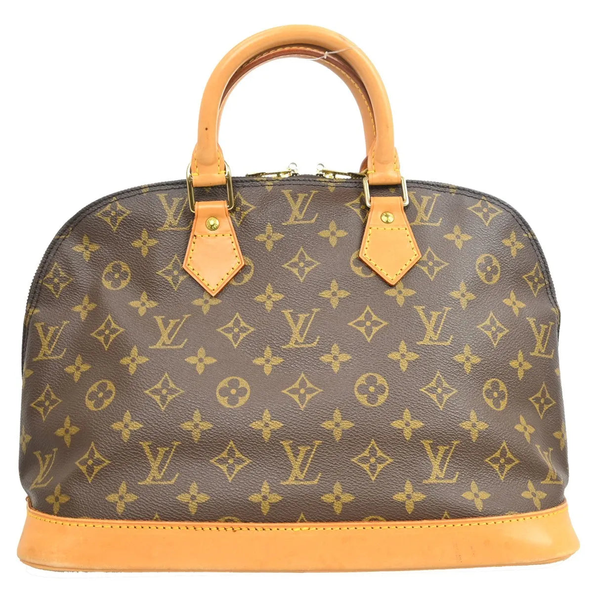 Louis Vuitton Alma Monogram, Brown, Canvas, Handbag