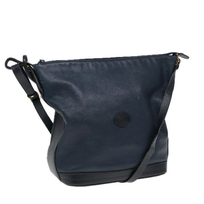 Gucci Vintage Leather, Navy, Leather, Shoulder Bag
