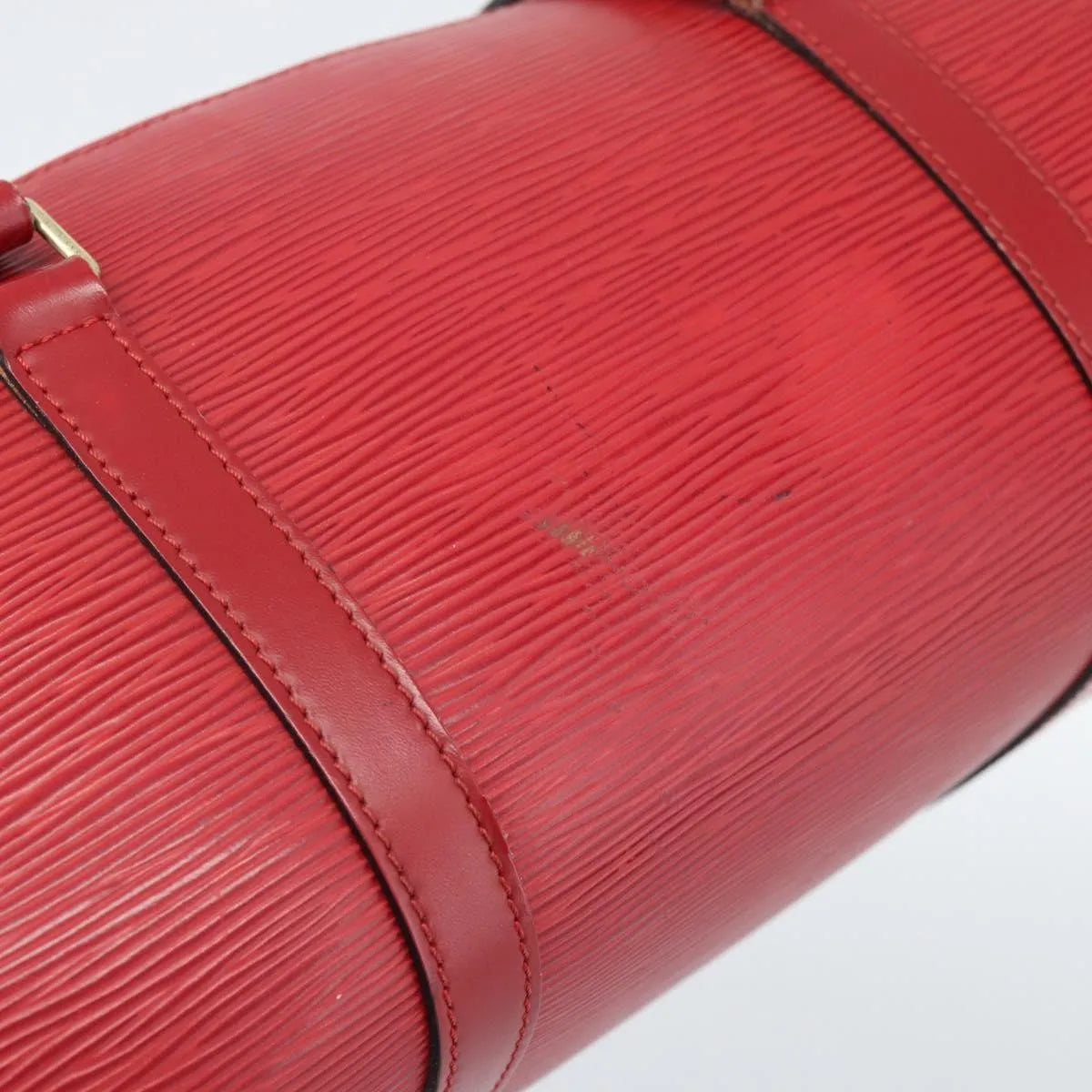Louis Vuitton Soufflot Epi Leather, Red, Leather, Handbag