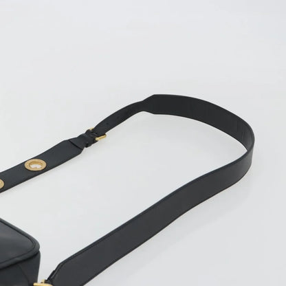 Fendi F is Fendi Camera Leather, Navy, Leather, Shoulder Bag