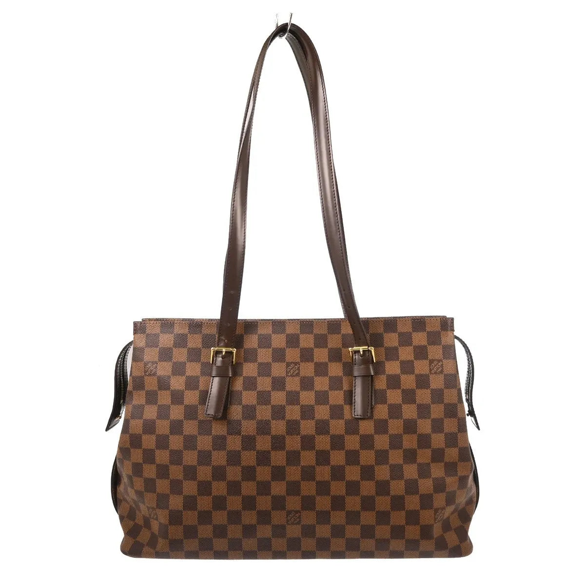 Louis Vuitton Chelsea Damier, Brown, Canvas, Tote Bag