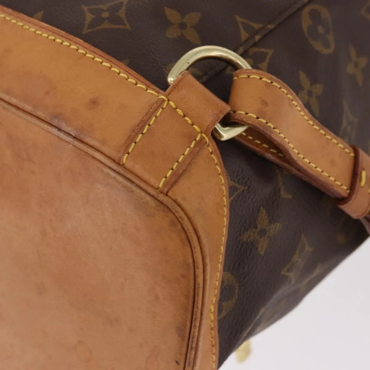 Louis Vuitton Montsouris Monogram, Brown, Canvas, Backpack