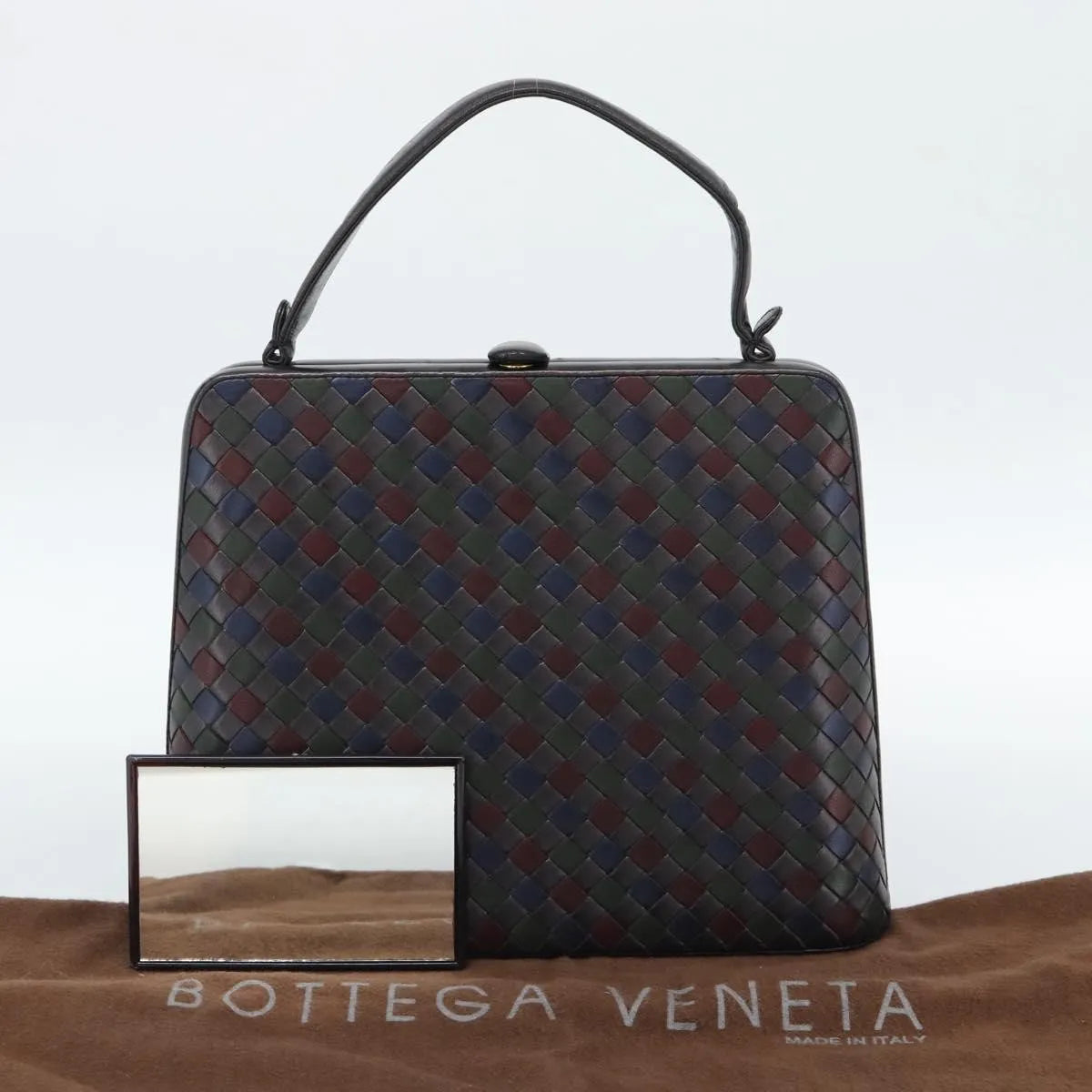 Bottega Veneta Intrecciato Leather, Multicolour, Leather, Handbag
