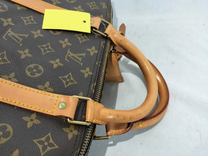 Louis Vuitton Keepall Bandouliere Monogram Canvas, Brown, Canvas, Travel Bag