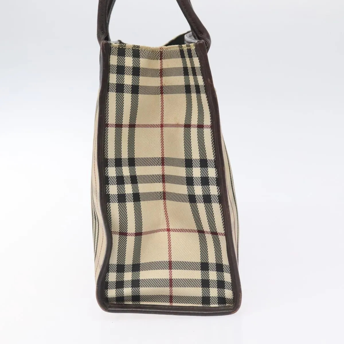 Burberry Nova Check Nylon, Beige, Nylon, Handbag