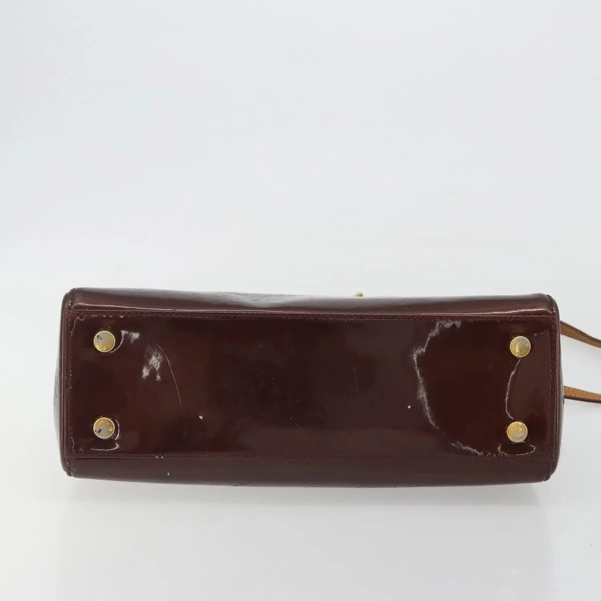 Louis Vuitton Brea Monogram Vernis, Burgundy, Patent Leather, Handbag