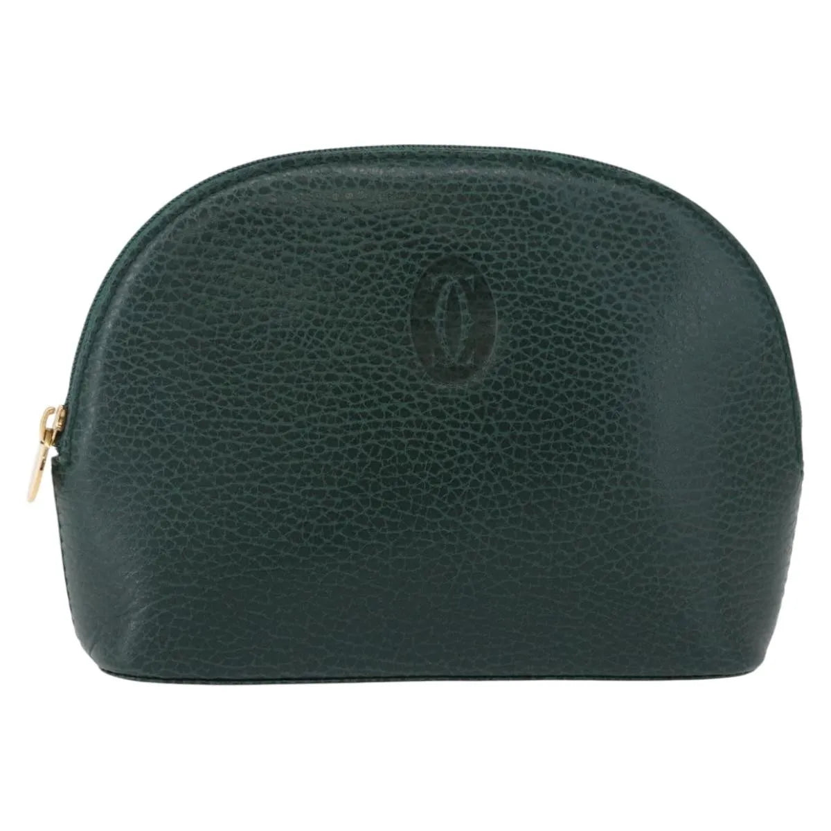 Cartier Marcello Clutch leather, Green, Leather, Clutch