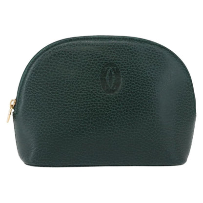 Cartier Marcello Clutch leather, Green, Leather, Clutch