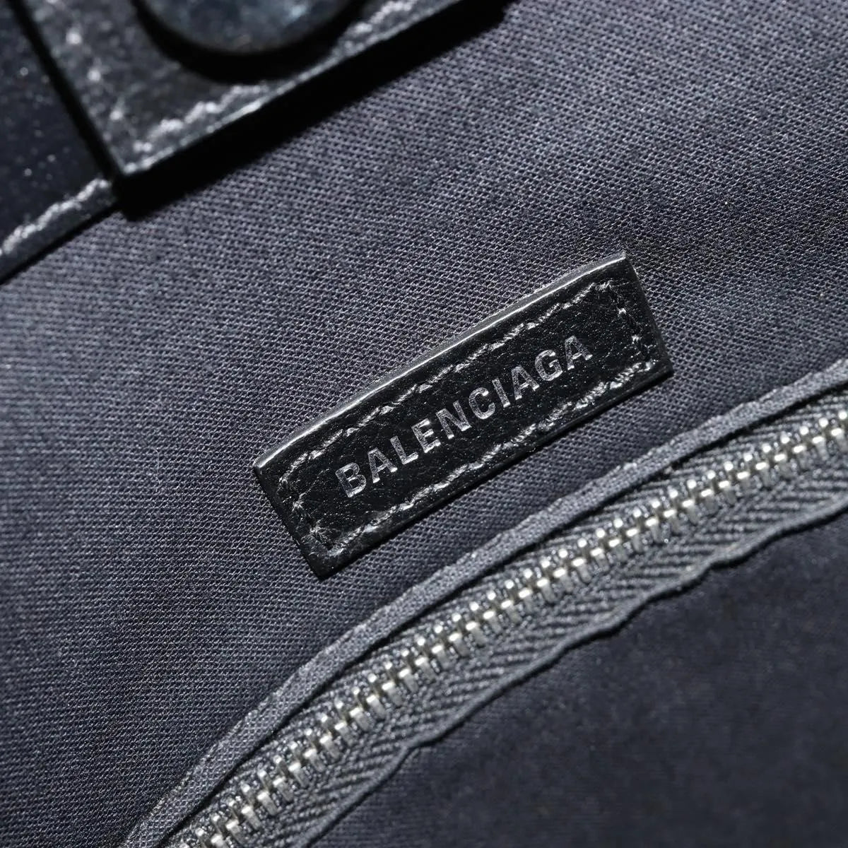 Balenciaga Shopping Tote Leather, Black, Leather, Handbag